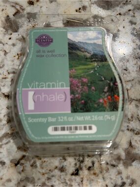 Scentsy Mint Green Wax Bar with Lavender Accent